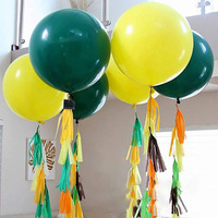 Ballons en latex macaron HLC RTS de 24 pouces, ballons ronds épais, décoration murale pour fête d'anniversaire et de mariage