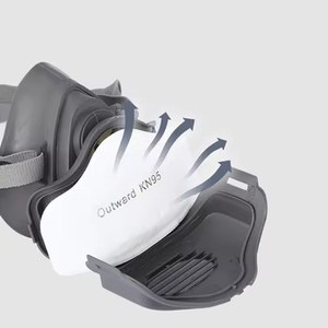 Demi-<span class=keywords><strong>masque</strong></span> à gaz 3200 avec <span class=keywords><strong>cartouche</strong></span>, protection respiratoire personnelle anti-poussière, protection industrielle contre les gaz, réutilisable, faible résistance respiratoire - Product Image 6