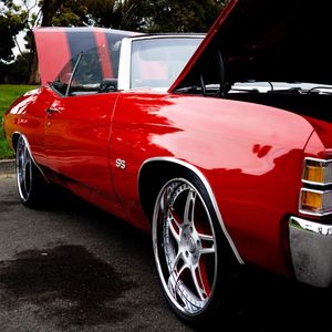 Rines Forjados Estilo Forgiate de 22-28 Pulgadas, Color Plata y Rojo, Aleación, 5x114.3, 5x120, 5x127, 6x139.7, Compatibles con Chevy - Product Image 5