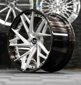LZT-401 Cerchi Forgiati Personalizzati 5X112 5X120 5X114.3 20 22 24 Pollici Cromati Oro Rosa per <span class=keywords><strong>Maserati</strong></span> Lamborghini Corvette Lexus Audi - Product Image 4