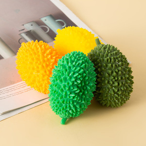 Juguete exprimible con forma de durian, pelota suave de TPE para aliviar el estrés, juguete unisex para niños y jóvenes - Product Image 1