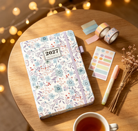 Carnet de planification A5 haut de gamme 2027, impression personnalisée pour les accords de travail et la planification quotidienne – Meilleures ventes