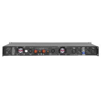 Amplificateur à coque en métal PFC de classe D multicanaux 1U portable léger certifié CE ROHS 8/4 Ohm pour concert