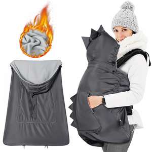 Housse de porte-bébé d'hiver, housse de porte-bébé universelle pour temps froid, excellente écharpe imperméable et résistante au froid pour poussettes - Product Image 3