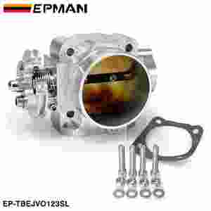EPMAN 70mm Racing Billet corpo farfallato in alluminio per mitMitsubishi Lancer EVO 1 <span class=keywords><strong>2</strong></span> 3 4 g63 collettore di aspirazione argento EP-TBEJVO123SL - Product Image 1