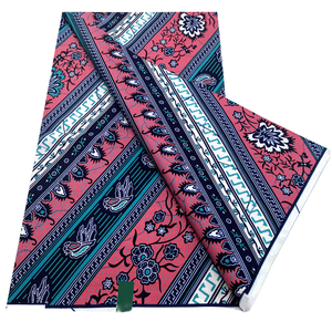 Nouveau design Tissu africain Wax Hollandais Bazin Riche pour vêtements - Product Image 3