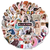 50pcs BlackPink Sänger Lisa custom aufkleber vinyl Laptop helm blackpink album aufkleber wasserdicht