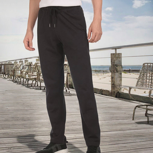 Pantalon de jogging personnalisé en polyester non tissé à 100 %, service OEM, impression par transfert thermique, taille mi-haute décontractée, pour homme - Product Image 3