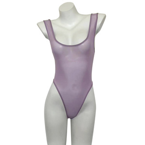 Combinaison en maille sans entrejambe pour femmes, lingerie sexy transparente, spandex fin, nylon, tricot sans couture, lingerie grande taille - Product Image 6
