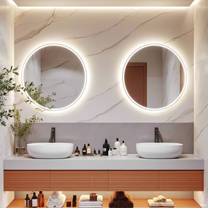 Kích thước lớn Salon Đèn Led vòng phòng tắm thông minh LED gương Vanity tủ quần áo gương với đèn - Product Image 3