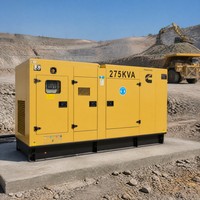 Groupe électrogène diesel silencieux triphasé Guangzhou 250 kVA 275 kVA avec moteur 6CTAA8.3-G9, puissance 200 kW 220 kW