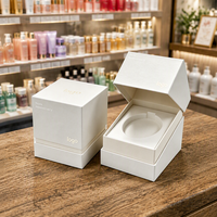 Boîte cadeau de luxe pour parfum, boîte d'emballage carrée, boîte à base carrée, boîte cadeau en papier pour flacon de parfum vide personnalisé