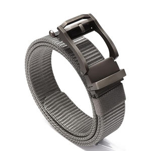 Cinturón táctico de nailon resistente al desgaste para hombres con hebilla deslizante automática Cinturón táctico ajustable para hombres de golf - Product Image 1