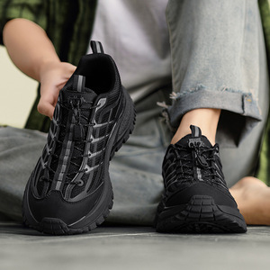 Zapatillas Deportivas Ligeras para Hombre con Amortiguación, Parte Superior de Malla, Cierre con Cordones/Deslizables, Entresuela Antideslizante de EVA y Forro de Algodón para Todos - Product Image 2