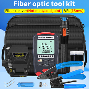 Factory Price FTTH AUA-6C Fiber Cleaver Optical Power <strong>Meter</strong> Visual <strong>Fault</strong> Locator OPM 15mw VFL Kit De Fibra Fiber Tool Kit - Product Image 2