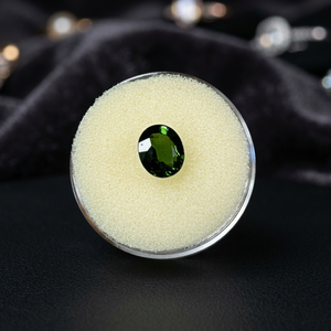 Gema de Turmalina Brasileña Natural Certificada AAA+ (1.43 Quilates) Color Cromo # 05 Gem162 - Product Image 2