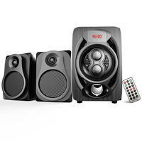 Sistema de Altavoces de Cine en Casa con Sonido Envolvente 2.1 Canales Multimedia Hifi Música BT