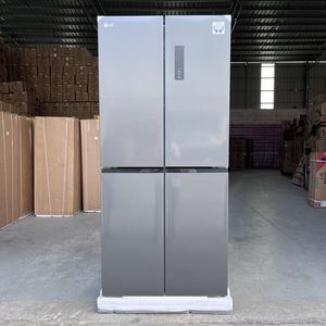 Cross Door 4 Fridge BLDC Air Cooled Frost Free <b>Refrigerator</b> 530L Grey Color 4 Door LG Fridge for Home - Product Image 1