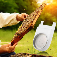 Boardman Bee Entry Feeder Beehive Feeder avec couvercles Mason Jar Honey Bee Feeders