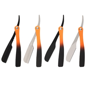 Alliage de Zinc pliant sécurité Portable rasoir accessoires Salon de coiffure couteau à cheveux 1pc hommes manuel rasoir salon de coiffure rasoir - Product Image 1