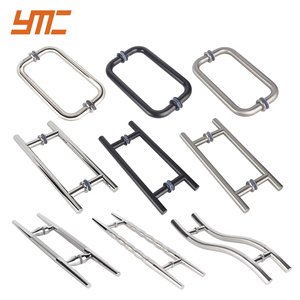 Thép không gỉ hiện đại 304 H hình dạng trở lại trở lại phòng tắm trượt kéo tay nắm cửa - Product Image 4