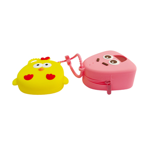 Custom Waterproof Silicone Cartoon <b>Coin</b> <b>Purse</b> for Kids Cartoon Cute Earphone Storage Bag Gift Keychain - Product Image 2