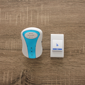 Sonnette de porte sans fil moderne à 32 sonneries, utilisation domestique, portée de 100 m, télécommande, alimentation par batterie, prise secteur, numérique, filaire, appartements - Product Image 4