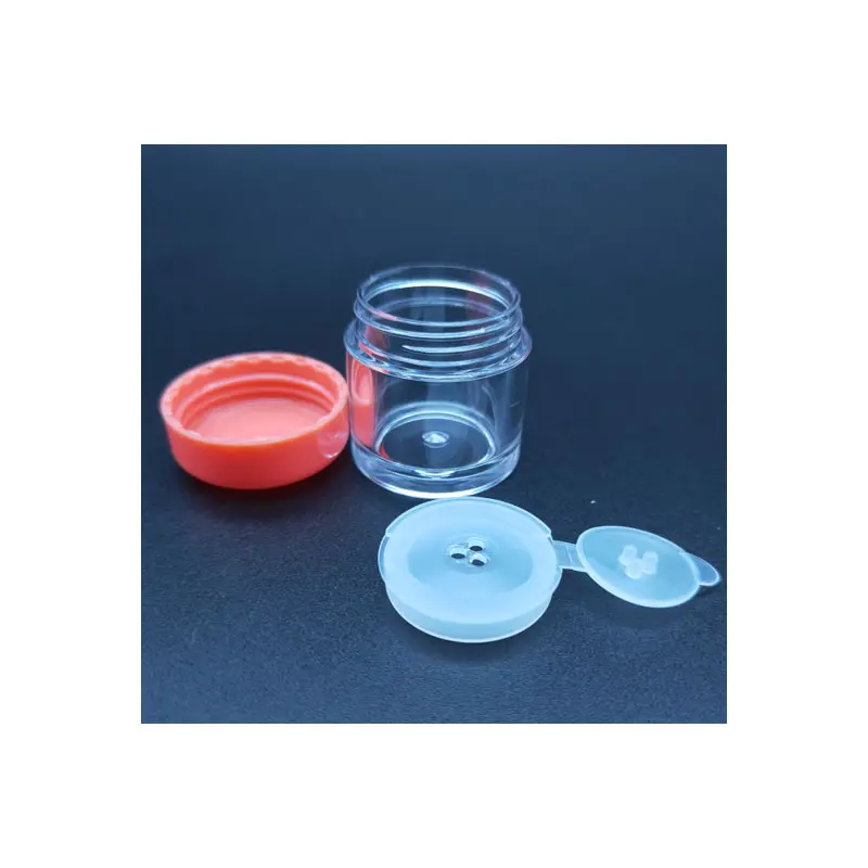 Make Jar Potten Groothandel <span class=keywords><strong>Cosmetica</strong></span> Verpakking 5G Plastic Cosmetische Transparante Monster Flessen Eyeshadow Cream Lippenbalsem Container