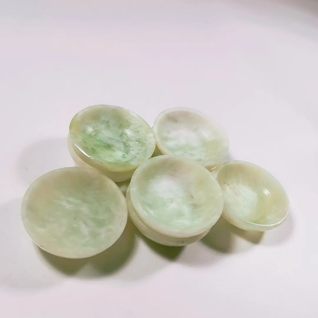 Xiuyan-cuencos de piedra natural para masaje de espalda, cucharillas de cristal, calidad OP 2023