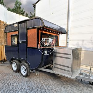 Carrito de Comida Móvil de Fibra de Vidrio 2025, Carrito de Hot Dogs con Parrilla y Freidora, Cocina Móvil, Carrito de Venta de Comida, Camión de Comida al Aire Libre - Product Image 4
