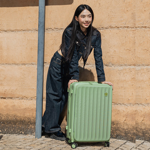 Valigia Trolley Rigida in PC Conforme ROHS con Strato di Estensione 3,5CM, Valigia da Viaggio alla Moda con Apertura Laterale per Giovani - Product Image 3