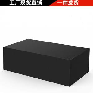 Housse de protection pour meubles d'extérieur en polyester 210D noir, imperméable, anti-poussière, résistante aux UV, avec fermeture à cordon, pour tables et chaises - Product Image 5