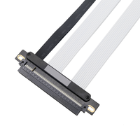 Carte Riser PCIE 5.0 X16 Personnalisable Gen 5 Express pour Châssis, Carte Graphique Flexible 180 Degrés 20cm Couleur Blanche, En Stock, 100% Testée