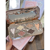 Palette de fards à paupières Flower Knows Knight Unicorn six couleurs, peut servir de fard à joues, fini satiné soyeux, 01 Daydream, toutes les couleurs sont disponibles