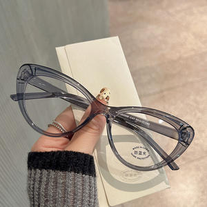 Montures de lunettes œil-de-chat Js3 4 52009 pour femmes, monture complète, verres anti-lumière bleue, design irrégulier, origine Taizhou - Product Image 4