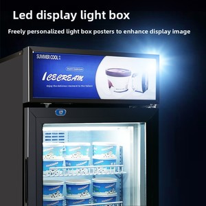 Congélateur vertical pour crème glacée YINZHENG de 108 litres avec écran d'affichage LED, <span class=keywords><strong>porte</strong></span> en verre, <span class=keywords><strong>réfrigérateur</strong></span> pour crème glacée - Product Image 5