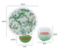 Vente en gros de Offre Spéciale avec logo personnalisé 20*20cm Ventilateurs portables pliants en plastique personnalisés avec logo par sublimation pour la publicité d'été