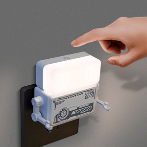 Veilleuse LED, rechargeable par USB, commande à distance/voix, 3 modes, ABS+PC, veilleuse d'intérieur pour chambre à coucher/chambre de bébé/escalier - Product Image 5