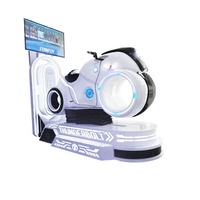 Moto de la réalité virtuelle VR de moto du jeu d'arcade 9D VR conduisant le simulateur