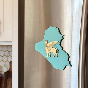 Magnete per Frigorifero Souvenir Cittadino con Mappa e Leone, Vendita Diretta dalla Fabbrica Cinese, Personalizzabile - Product Image 5