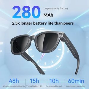 Nuovi Occhiali Intelligenti AI, Dotati di Fotocamera da 8 Megapixel per Registrazione Video, Scatto Foto e Registrazione Audio, Occhiali da Sole Unisex - Product Image 1