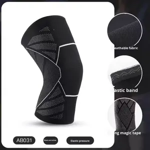 Ginocchiere Sportive Elastiche in Nylon Traspirante con Gel per Basket e Fitness, Protezione Completa - Product Image 3