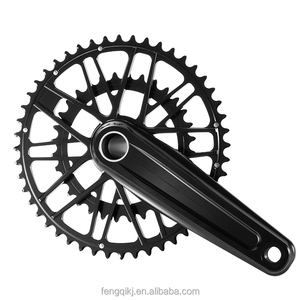 Pédalier de vélo de montagne 170/175MM 50-34T 52-36T alliage d'aluminium rond ovale étroit large anneau de chaîne pédalier pédalier de vélo - Product Image 3