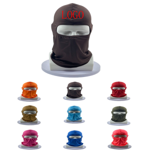 カスタムロゴユニセックスバクラバフルフェイスフェイスマセマスク日焼け防止ブラックスキーマスクサイクリング釣りぬいぐるみ - Product Image 1