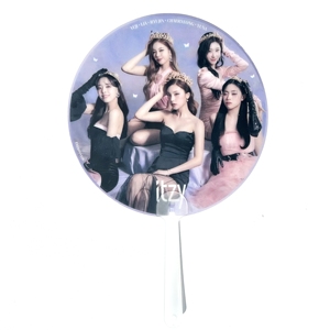 Abanico de Mano de Plástico Transparente Impermeable Personalizado 2024, Diseño Personalizado de PVC con Estrellas de KPOP para Fans - Product Image 5