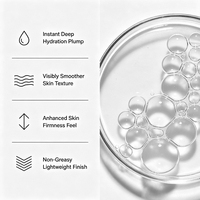 Sérum hydratant anti-âge au collagène avec 2% d'acide hyaluronique + vitamine B5 ultra-pur végétalien pour le visage et le cou (pour les rides) - Marque OEM