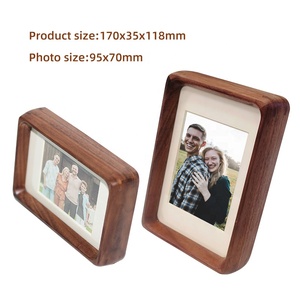Factory Supplier Custom OEM Solid Black Walnut <strong>Wood</strong> Modern Stylish UV Printing Photo <strong>Frames</strong> - Product Image 3