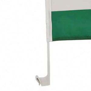 Wholesale Double Sided Printing Design 30x45cm Window Custom Car <b>Flag</b> with Plastic Pole - Product Image 6