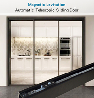 Puerta Corredera Automática Magnética Lineal de Aluminio OUTUS para Casa o Villa