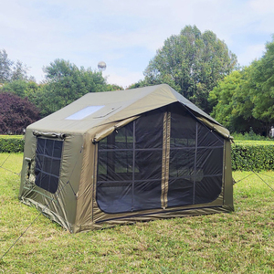 Offerta Speciale: <span class=keywords><strong>Tende</strong></span> Glamping Verdi 8X, Grandi <span class=keywords><strong>Tende</strong></span> Gonfiabili <span class=keywords><strong>da</strong></span> Esterno per <span class=keywords><strong>Campeggio</strong></span> con Canna Fumaria e Uscita per Aria Condizionata - Product Image 1